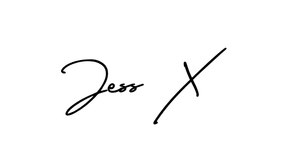 It looks lik you need a new signature style for name Jess X. Design unique handwritten (AmerikaSignatureDemo-Regular) signature with our free signature maker in just a few clicks. Jess X signature style 3 images and pictures png