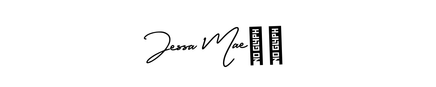 if you are searching for the best signature style for your name Jessa Mae❤️. so please give up your signature search. here we have designed multiple signature styles  using AmerikaSignatureDemo-Regular. Jessa Mae❤️ signature style 3 images and pictures png