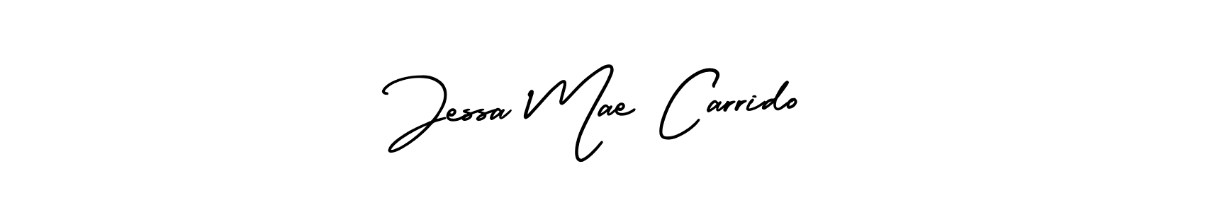 How to Draw Jessa Mae Carrido signature style? AmerikaSignatureDemo-Regular is a latest design signature styles for name Jessa Mae Carrido. Jessa Mae Carrido signature style 3 images and pictures png