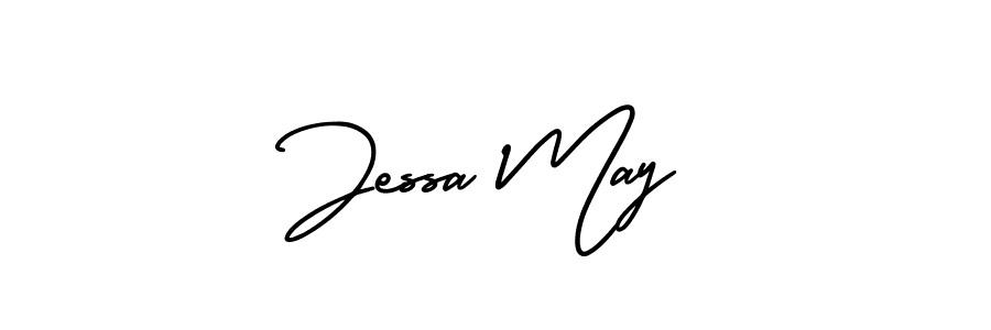 Jessa May stylish signature style. Best Handwritten Sign (AmerikaSignatureDemo-Regular) for my name. Handwritten Signature Collection Ideas for my name Jessa May. Jessa May signature style 3 images and pictures png