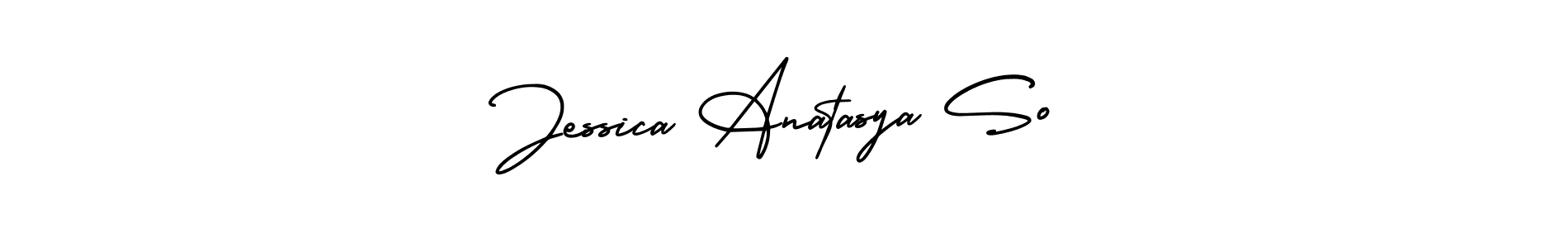 How to Draw Jessica Anatasya So signature style? AmerikaSignatureDemo-Regular is a latest design signature styles for name Jessica Anatasya So. Jessica Anatasya So signature style 3 images and pictures png