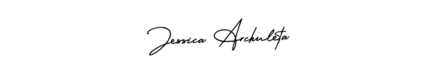 Use a signature maker to create a handwritten signature online. With this signature software, you can design (AmerikaSignatureDemo-Regular) your own signature for name Jessica Archuleta. Jessica Archuleta signature style 3 images and pictures png