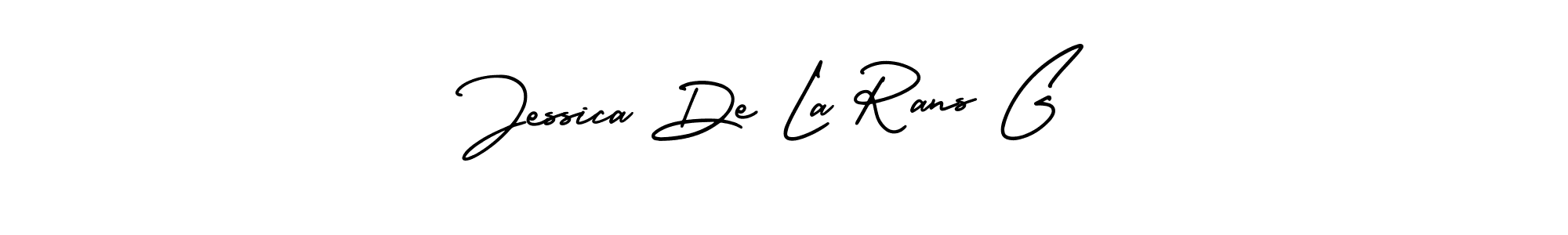 Check out images of Autograph of Jessica De La Rans G name. Actor Jessica De La Rans G Signature Style. AmerikaSignatureDemo-Regular is a professional sign style online. Jessica De La Rans G signature style 3 images and pictures png