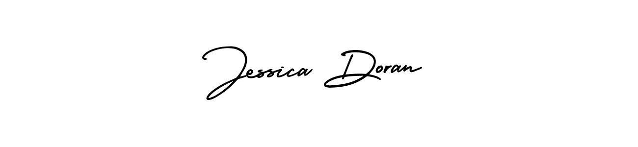 Use a signature maker to create a handwritten signature online. With this signature software, you can design (AmerikaSignatureDemo-Regular) your own signature for name Jessica Doran. Jessica Doran signature style 3 images and pictures png