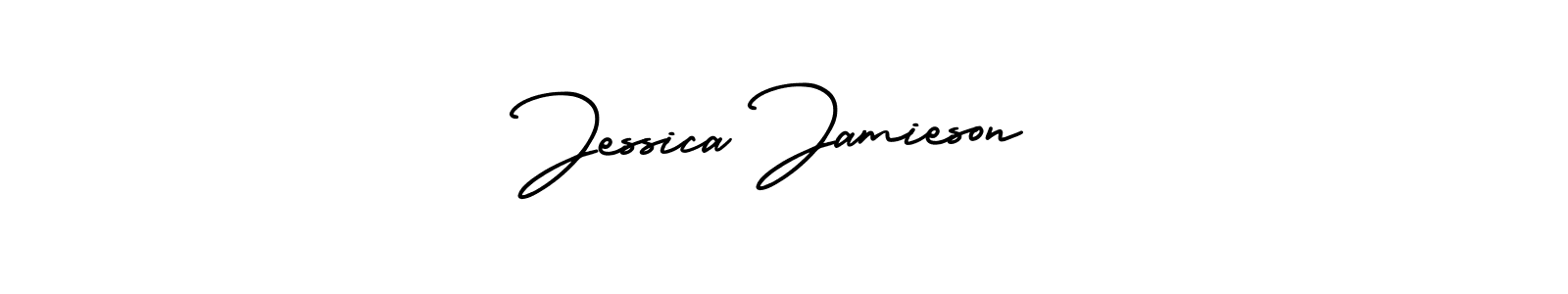 How to make Jessica Jamieson name signature. Use AmerikaSignatureDemo-Regular style for creating short signs online. This is the latest handwritten sign. Jessica Jamieson signature style 3 images and pictures png