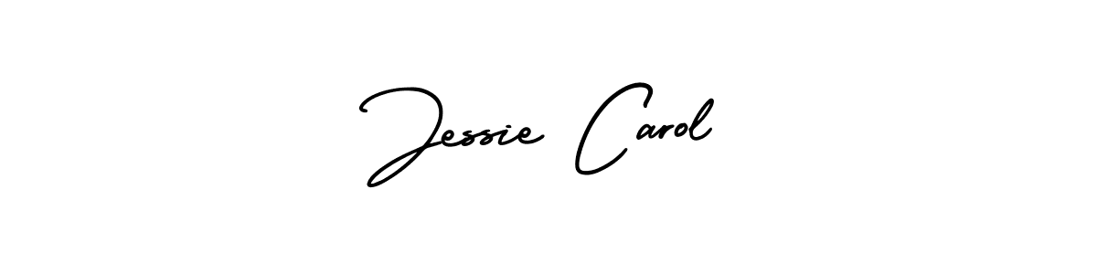 Create a beautiful signature design for name Jessie Carol. With this signature (AmerikaSignatureDemo-Regular) fonts, you can make a handwritten signature for free. Jessie Carol signature style 3 images and pictures png