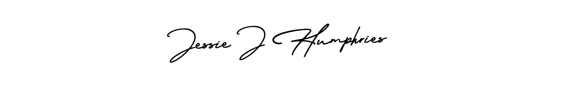 The best way (AmerikaSignatureDemo-Regular) to make a short signature is to pick only two or three words in your name. The name Jessie J Humphries include a total of six letters. For converting this name. Jessie J Humphries signature style 3 images and pictures png