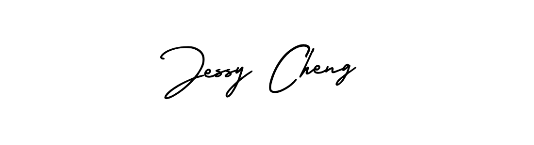 How to make Jessy Cheng signature? AmerikaSignatureDemo-Regular is a professional autograph style. Create handwritten signature for Jessy Cheng name. Jessy Cheng signature style 3 images and pictures png