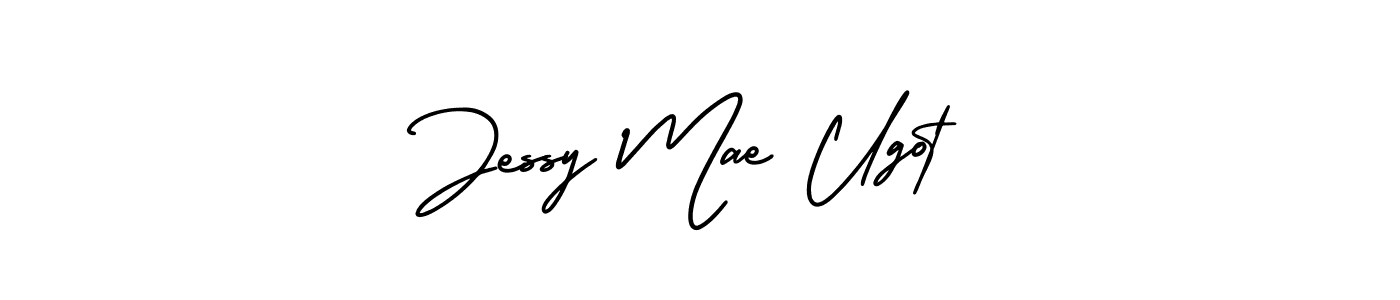 How to make Jessy Mae Ugot name signature. Use AmerikaSignatureDemo-Regular style for creating short signs online. This is the latest handwritten sign. Jessy Mae Ugot signature style 3 images and pictures png