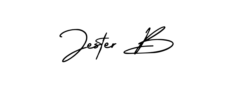 Check out images of Autograph of Jester B name. Actor Jester B Signature Style. AmerikaSignatureDemo-Regular is a professional sign style online. Jester B signature style 3 images and pictures png