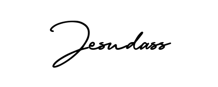 Practice writing Jesudass with the flow of AmerikaSignatureDemo-Regular lettering. A fantastic source of inspiration for developing your personal signature style. Jesudass signature style 3 images and pictures png