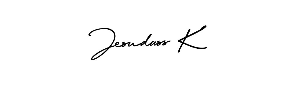 Create a beautiful signature design for name Jesudass K. With this signature (AmerikaSignatureDemo-Regular) fonts, you can make a handwritten signature for free. Jesudass K signature style 3 images and pictures png