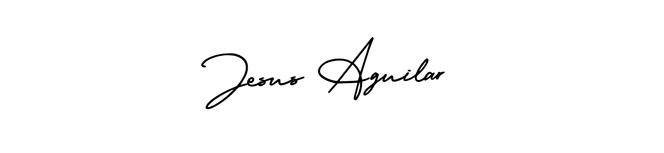 if you are searching for the best signature style for your name Jesus Aguilar. so please give up your signature search. here we have designed multiple signature styles  using AmerikaSignatureDemo-Regular. Jesus Aguilar signature style 3 images and pictures png