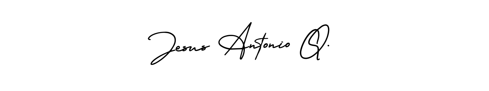 Best and Professional Signature Style for Jesus Antonio Q.. AmerikaSignatureDemo-Regular Best Signature Style Collection. Jesus Antonio Q. signature style 3 images and pictures png