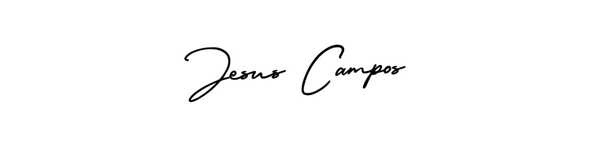 Design your own signature with our free online signature maker. With this signature software, you can create a handwritten (AmerikaSignatureDemo-Regular) signature for name Jesus Campos. Jesus Campos signature style 3 images and pictures png