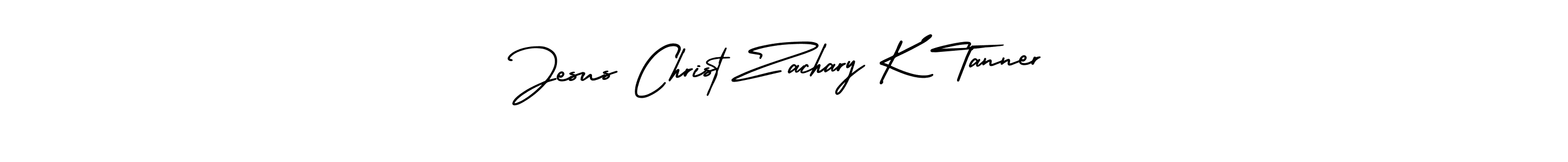 It looks lik you need a new signature style for name Jesus Christ Zachary K Tanner. Design unique handwritten (AmerikaSignatureDemo-Regular) signature with our free signature maker in just a few clicks. Jesus Christ Zachary K Tanner signature style 3 images and pictures png