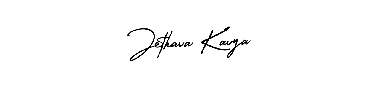 Also we have Jethava Kavya name is the best signature style. Create professional handwritten signature collection using AmerikaSignatureDemo-Regular autograph style. Jethava Kavya signature style 3 images and pictures png