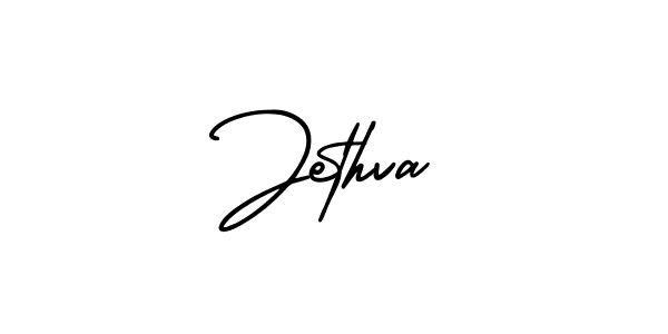 if you are searching for the best signature style for your name Jethva. so please give up your signature search. here we have designed multiple signature styles  using AmerikaSignatureDemo-Regular. Jethva signature style 3 images and pictures png