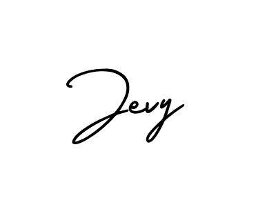 Make a beautiful signature design for name Jevy. With this signature (AmerikaSignatureDemo-Regular) style, you can create a handwritten signature for free. Jevy signature style 3 images and pictures png