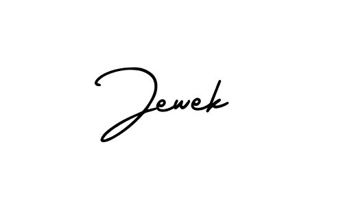 Best and Professional Signature Style for Jewek. AmerikaSignatureDemo-Regular Best Signature Style Collection. Jewek signature style 3 images and pictures png