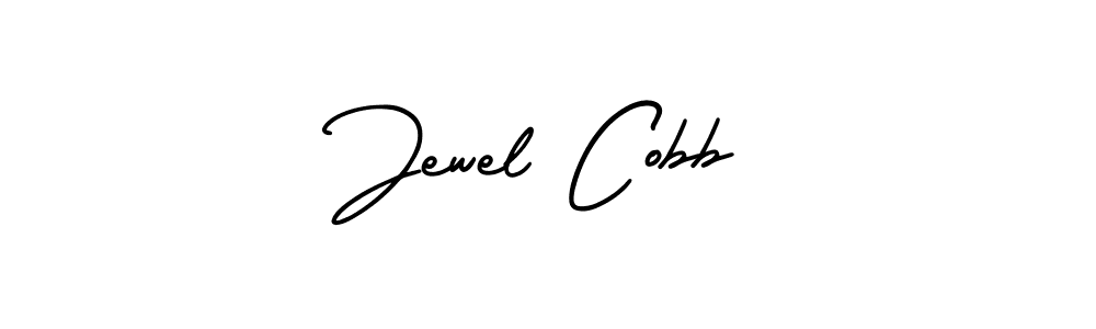 AmerikaSignatureDemo-Regular is a professional signature style that is perfect for those who want to add a touch of class to their signature. It is also a great choice for those who want to make their signature more unique. Get Jewel Cobb name to fancy signature for free. Jewel Cobb signature style 3 images and pictures png