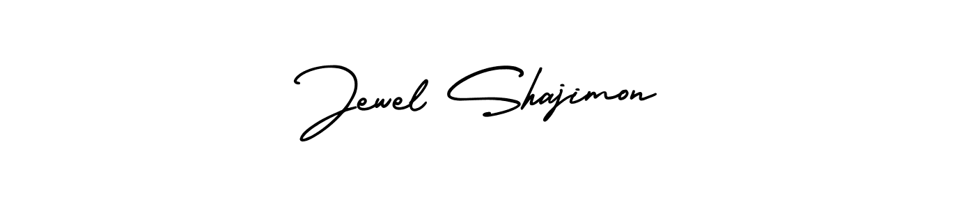 How to make Jewel Shajimon signature? AmerikaSignatureDemo-Regular is a professional autograph style. Create handwritten signature for Jewel Shajimon name. Jewel Shajimon signature style 3 images and pictures png