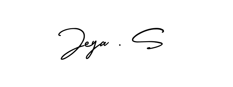 Best and Professional Signature Style for Jeya . S. AmerikaSignatureDemo-Regular Best Signature Style Collection. Jeya . S signature style 3 images and pictures png