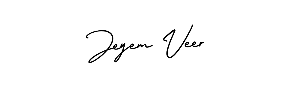 Also we have Jeyem Veer name is the best signature style. Create professional handwritten signature collection using AmerikaSignatureDemo-Regular autograph style. Jeyem Veer signature style 3 images and pictures png