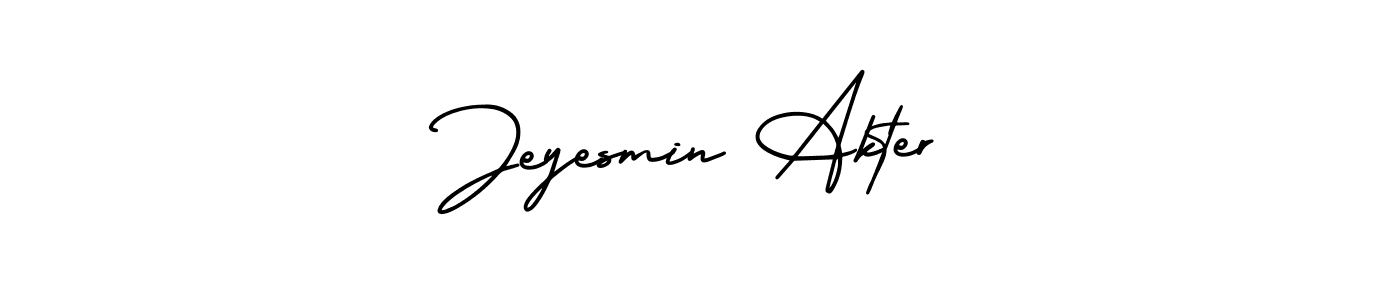 Best and Professional Signature Style for Jeyesmin Akter. AmerikaSignatureDemo-Regular Best Signature Style Collection. Jeyesmin Akter signature style 3 images and pictures png