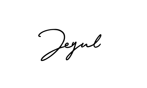 Jeyul stylish signature style. Best Handwritten Sign (AmerikaSignatureDemo-Regular) for my name. Handwritten Signature Collection Ideas for my name Jeyul. Jeyul signature style 3 images and pictures png