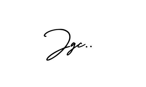 The best way (AmerikaSignatureDemo-Regular) to make a short signature is to pick only two or three words in your name. The name Jgc.. include a total of six letters. For converting this name. Jgc.. signature style 3 images and pictures png