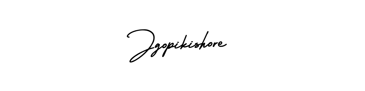 Jgopikishore stylish signature style. Best Handwritten Sign (AmerikaSignatureDemo-Regular) for my name. Handwritten Signature Collection Ideas for my name Jgopikishore. Jgopikishore signature style 3 images and pictures png