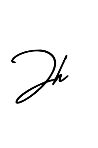 It looks lik you need a new signature style for name Jh. Design unique handwritten (AmerikaSignatureDemo-Regular) signature with our free signature maker in just a few clicks. Jh signature style 3 images and pictures png