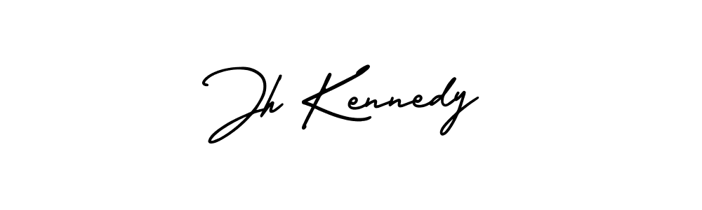 Create a beautiful signature design for name Jh Kennedy. With this signature (AmerikaSignatureDemo-Regular) fonts, you can make a handwritten signature for free. Jh Kennedy signature style 3 images and pictures png
