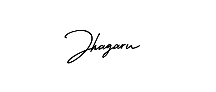 if you are searching for the best signature style for your name Jhagaru. so please give up your signature search. here we have designed multiple signature styles  using AmerikaSignatureDemo-Regular. Jhagaru signature style 3 images and pictures png