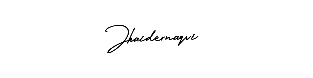 Jhaidernaqvi stylish signature style. Best Handwritten Sign (AmerikaSignatureDemo-Regular) for my name. Handwritten Signature Collection Ideas for my name Jhaidernaqvi. Jhaidernaqvi signature style 3 images and pictures png