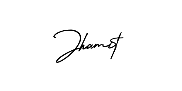 You can use this online signature creator to create a handwritten signature for the name Jhamit. This is the best online autograph maker. Jhamit signature style 3 images and pictures png