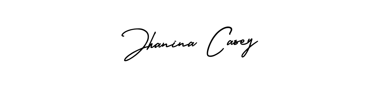 Make a short Jhanina Casey signature style. Manage your documents anywhere anytime using AmerikaSignatureDemo-Regular. Create and add eSignatures, submit forms, share and send files easily. Jhanina Casey signature style 3 images and pictures png