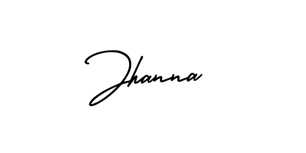 Create a beautiful signature design for name Jhanna. With this signature (AmerikaSignatureDemo-Regular) fonts, you can make a handwritten signature for free. Jhanna signature style 3 images and pictures png
