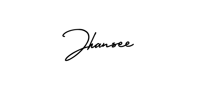Make a beautiful signature design for name Jhansee. Use this online signature maker to create a handwritten signature for free. Jhansee signature style 3 images and pictures png