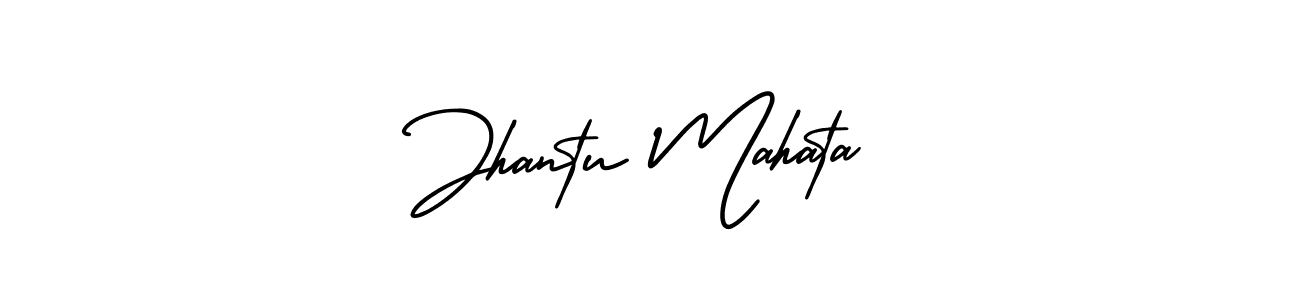 It looks lik you need a new signature style for name Jhantu Mahata. Design unique handwritten (AmerikaSignatureDemo-Regular) signature with our free signature maker in just a few clicks. Jhantu Mahata signature style 3 images and pictures png