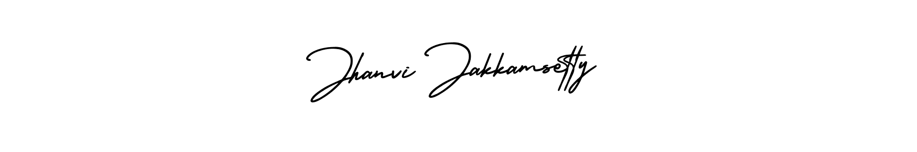 Make a short Jhanvi Jakkamsetty signature style. Manage your documents anywhere anytime using AmerikaSignatureDemo-Regular. Create and add eSignatures, submit forms, share and send files easily. Jhanvi Jakkamsetty signature style 3 images and pictures png