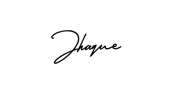 Make a beautiful signature design for name Jhaque. With this signature (AmerikaSignatureDemo-Regular) style, you can create a handwritten signature for free. Jhaque signature style 3 images and pictures png