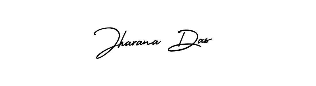 How to make Jharana Das name signature. Use AmerikaSignatureDemo-Regular style for creating short signs online. This is the latest handwritten sign. Jharana Das signature style 3 images and pictures png