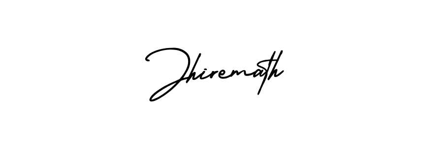 if you are searching for the best signature style for your name Jhiremath. so please give up your signature search. here we have designed multiple signature styles  using AmerikaSignatureDemo-Regular. Jhiremath signature style 3 images and pictures png