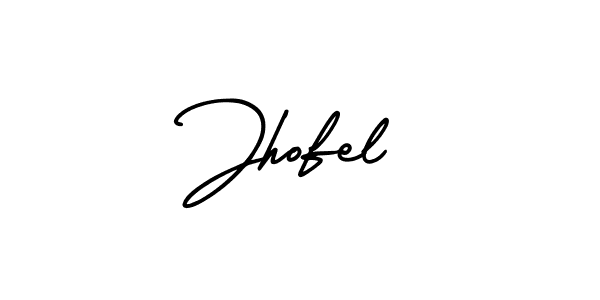 Create a beautiful signature design for name Jhofel. With this signature (AmerikaSignatureDemo-Regular) fonts, you can make a handwritten signature for free. Jhofel signature style 3 images and pictures png