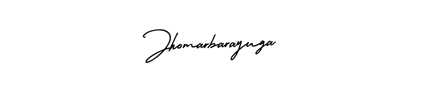 AmerikaSignatureDemo-Regular is a professional signature style that is perfect for those who want to add a touch of class to their signature. It is also a great choice for those who want to make their signature more unique. Get Jhomarbarayuga name to fancy signature for free. Jhomarbarayuga signature style 3 images and pictures png