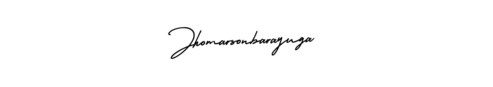 Also we have Jhomarsonbarayuga name is the best signature style. Create professional handwritten signature collection using AmerikaSignatureDemo-Regular autograph style. Jhomarsonbarayuga signature style 3 images and pictures png