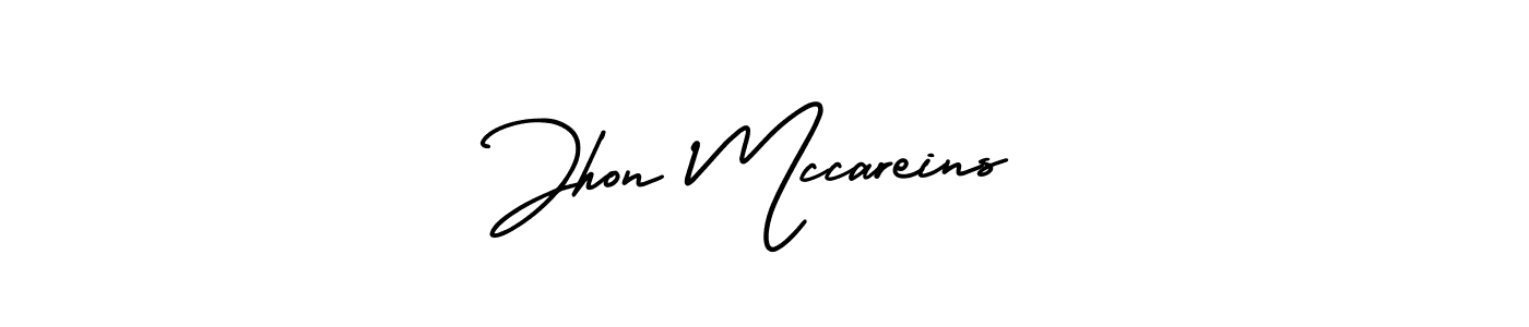 Similarly AmerikaSignatureDemo-Regular is the best handwritten signature design. Signature creator online .You can use it as an online autograph creator for name Jhon Mccareins. Jhon Mccareins signature style 3 images and pictures png