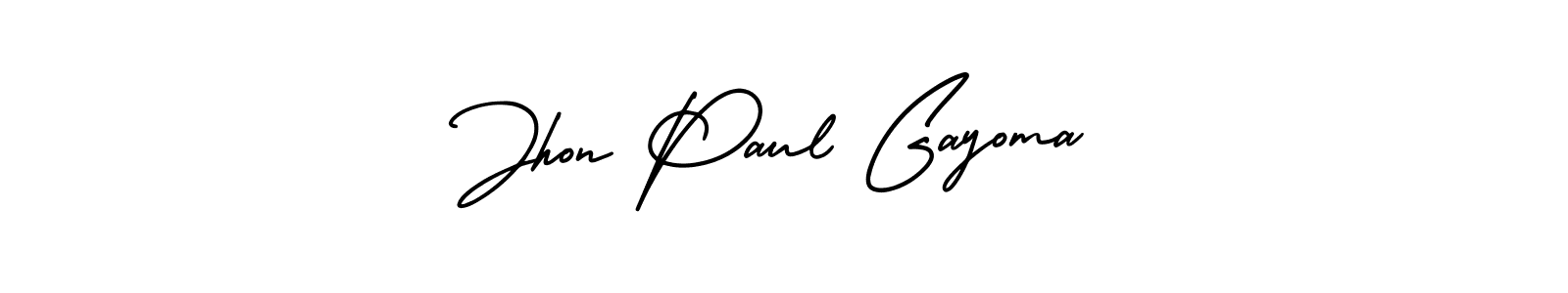 Also we have Jhon Paul Gayoma name is the best signature style. Create professional handwritten signature collection using AmerikaSignatureDemo-Regular autograph style. Jhon Paul Gayoma signature style 3 images and pictures png